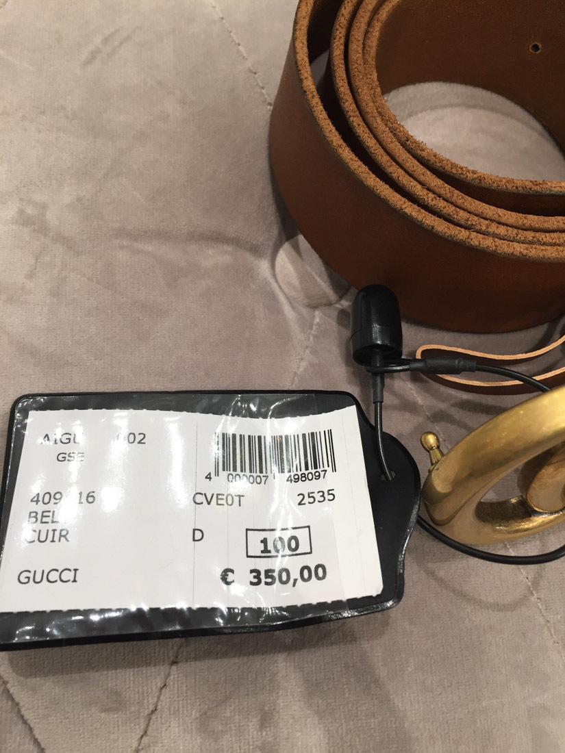 Gucci Double G Buckle Belt In Brown