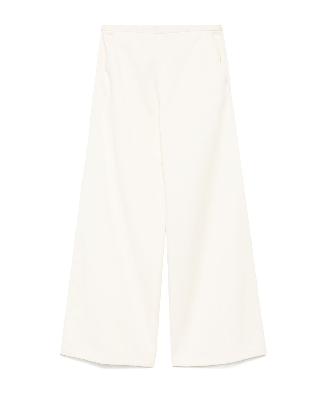 Forte Forte Wide-leg Cotton Trousers With Elastic Waistband