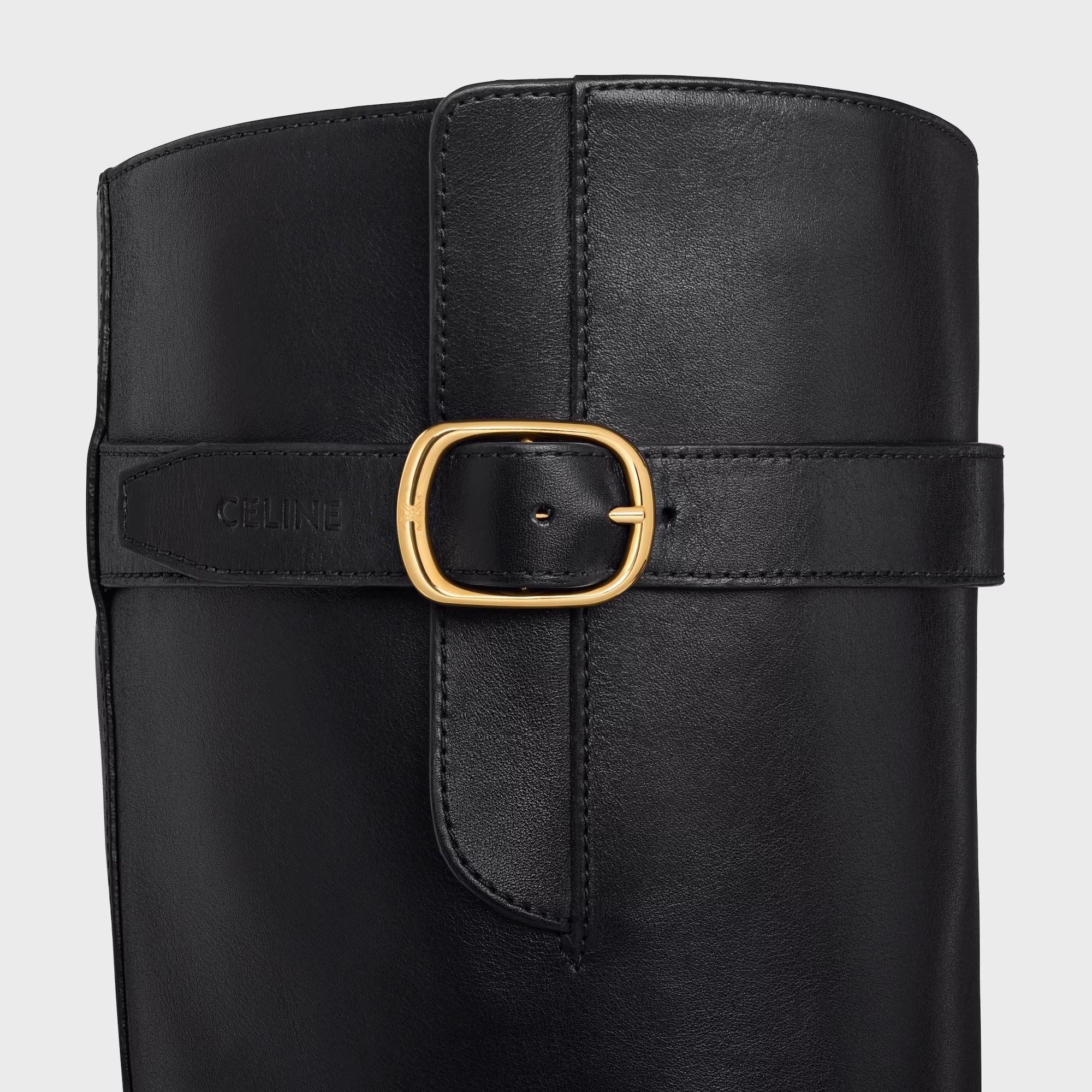 Celine Universite In Calfskin In Black