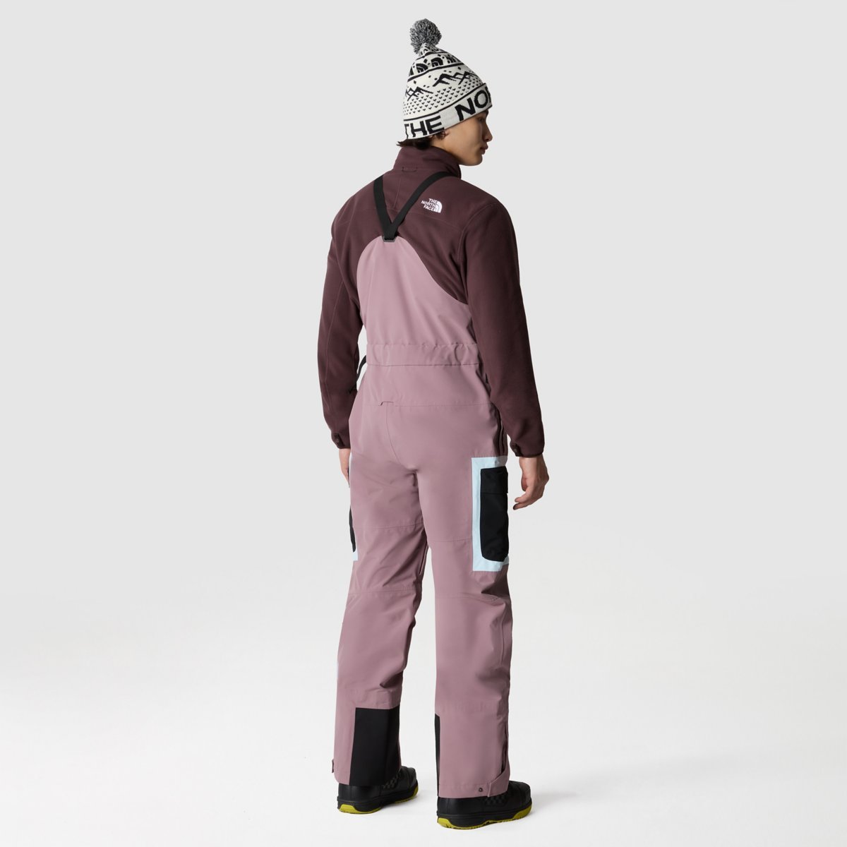 The North Face Logo Strap Jumpsuit In Brown