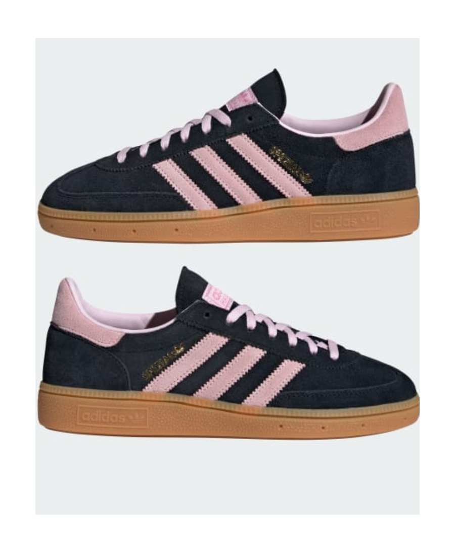 Shop Adidas Originals Round-headed Low-top Sports Shoes In Black