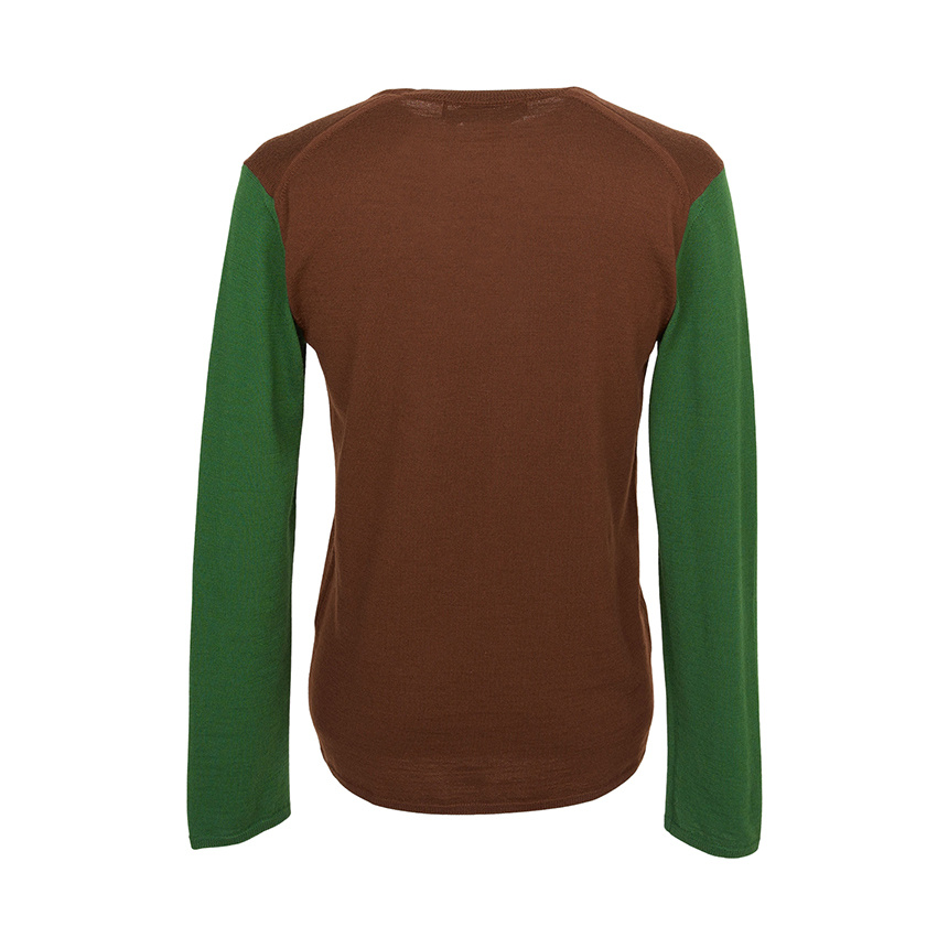 Comme Des Garçons Long Sleeve Sweater In Brown