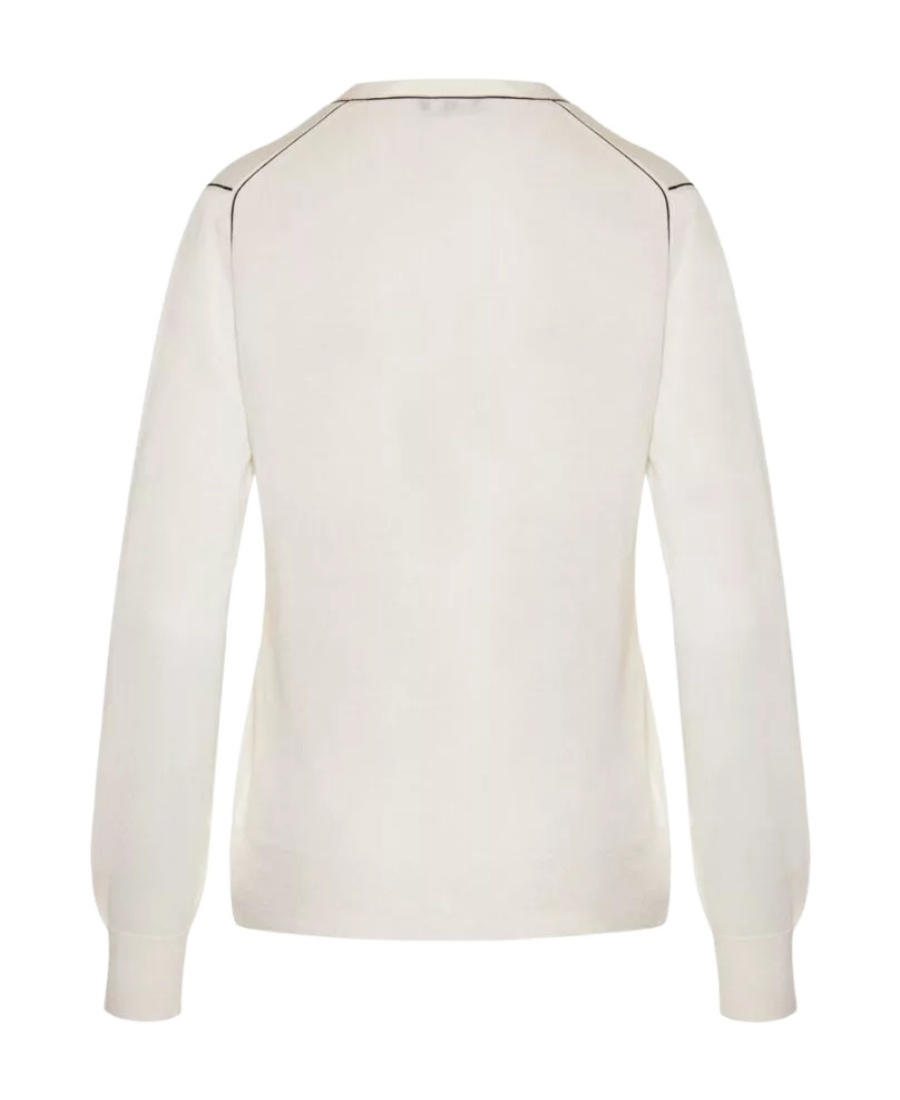 Theory Split-hem Cardigan In White