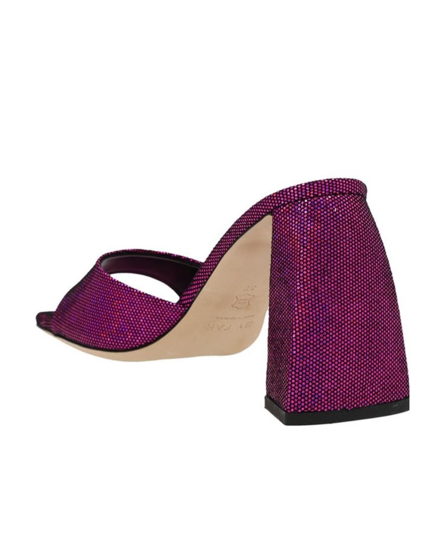 Shop By Far Michel Slip-on Sandals In Red