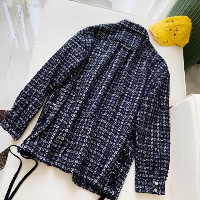 FAITH CONNEXION TWEED OVERSIZED SHIRT 