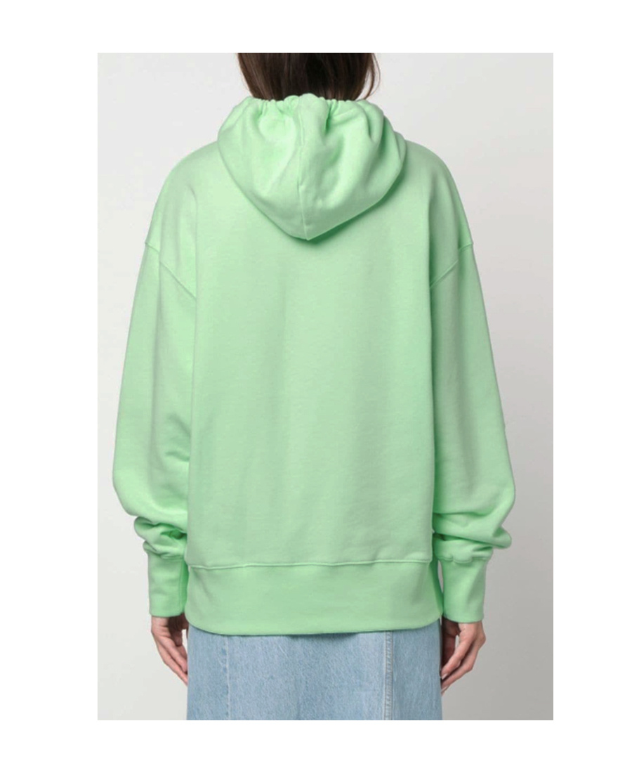 Msgm Graphic-print Organic Cotton Hoodie