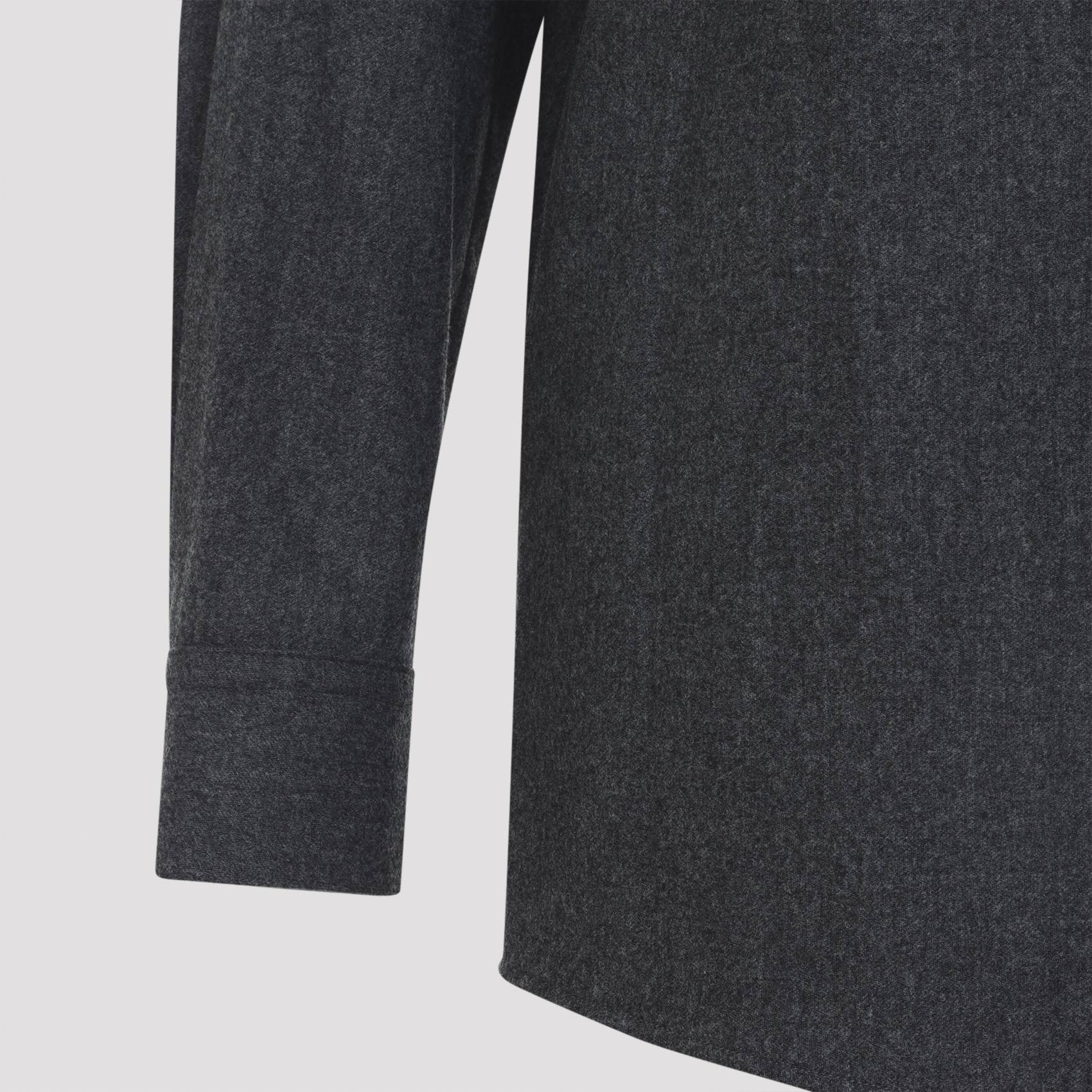 Khaite Auryn Lightweight Wool And Cashmere Shirt In Multi