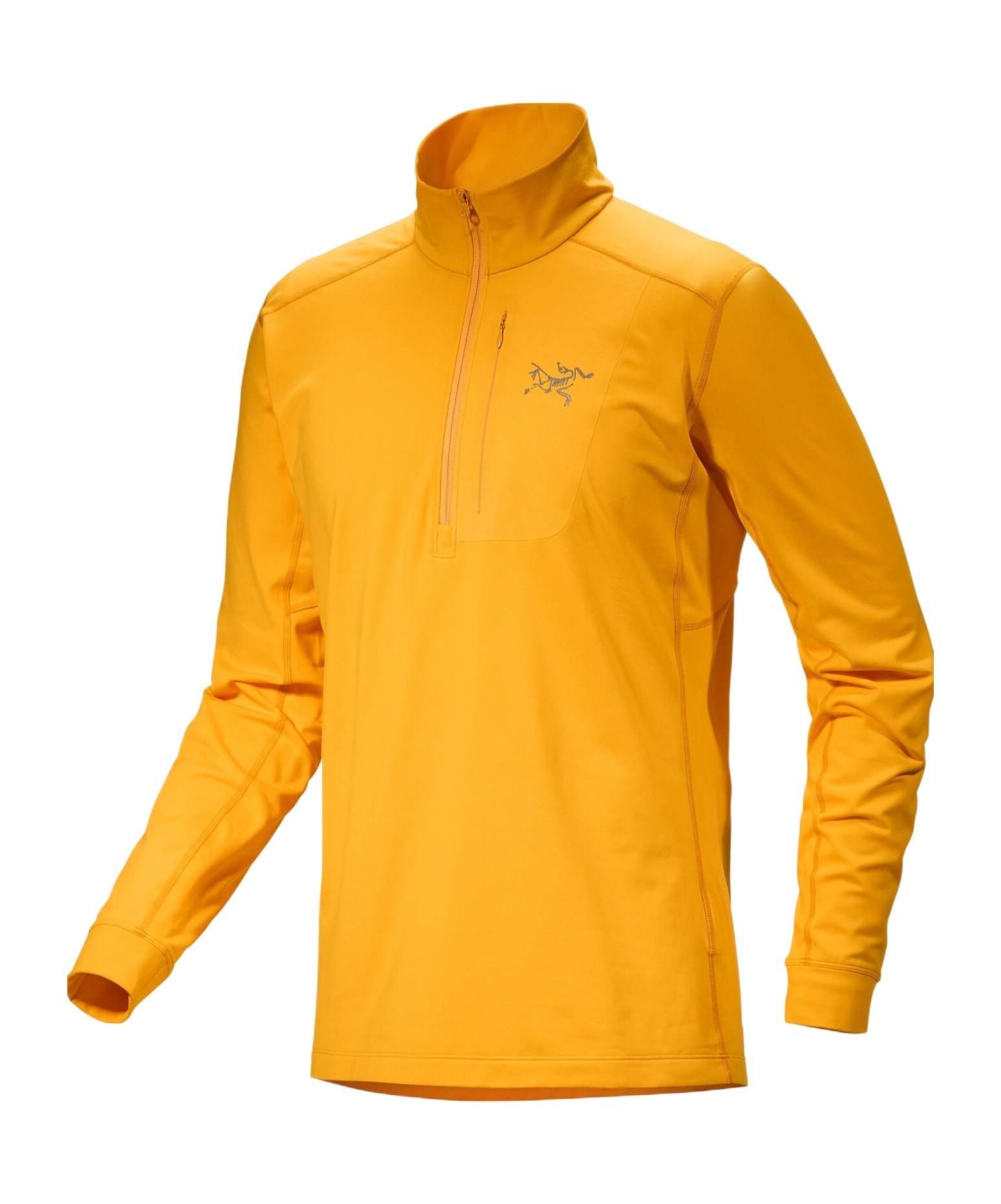 Arc'teryx Zipper Collar Sweatshirt In Yellow