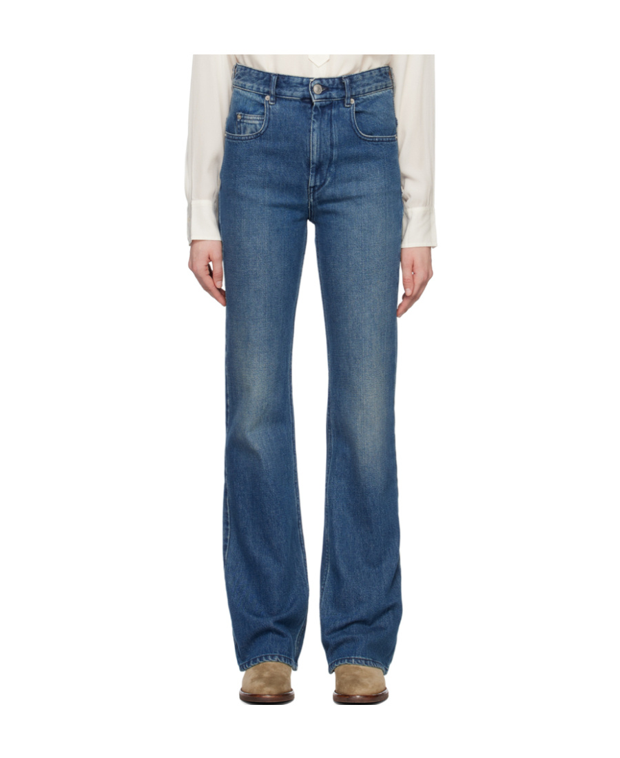 Isabel Marant Étoile Vendelia Straight-leg Jeans In Blue