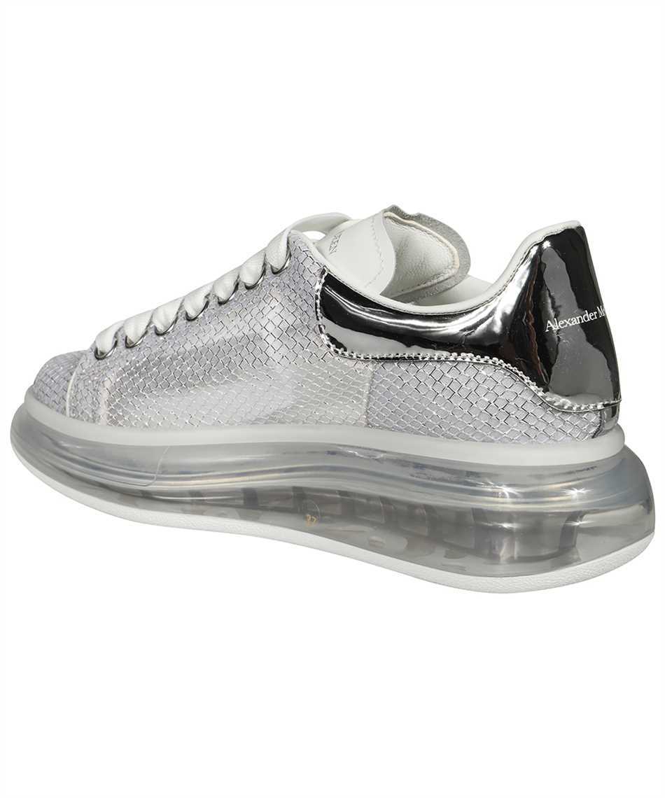 Shop Alexander Mcqueen Oversized Mesh Panelled Sneakers In Gray