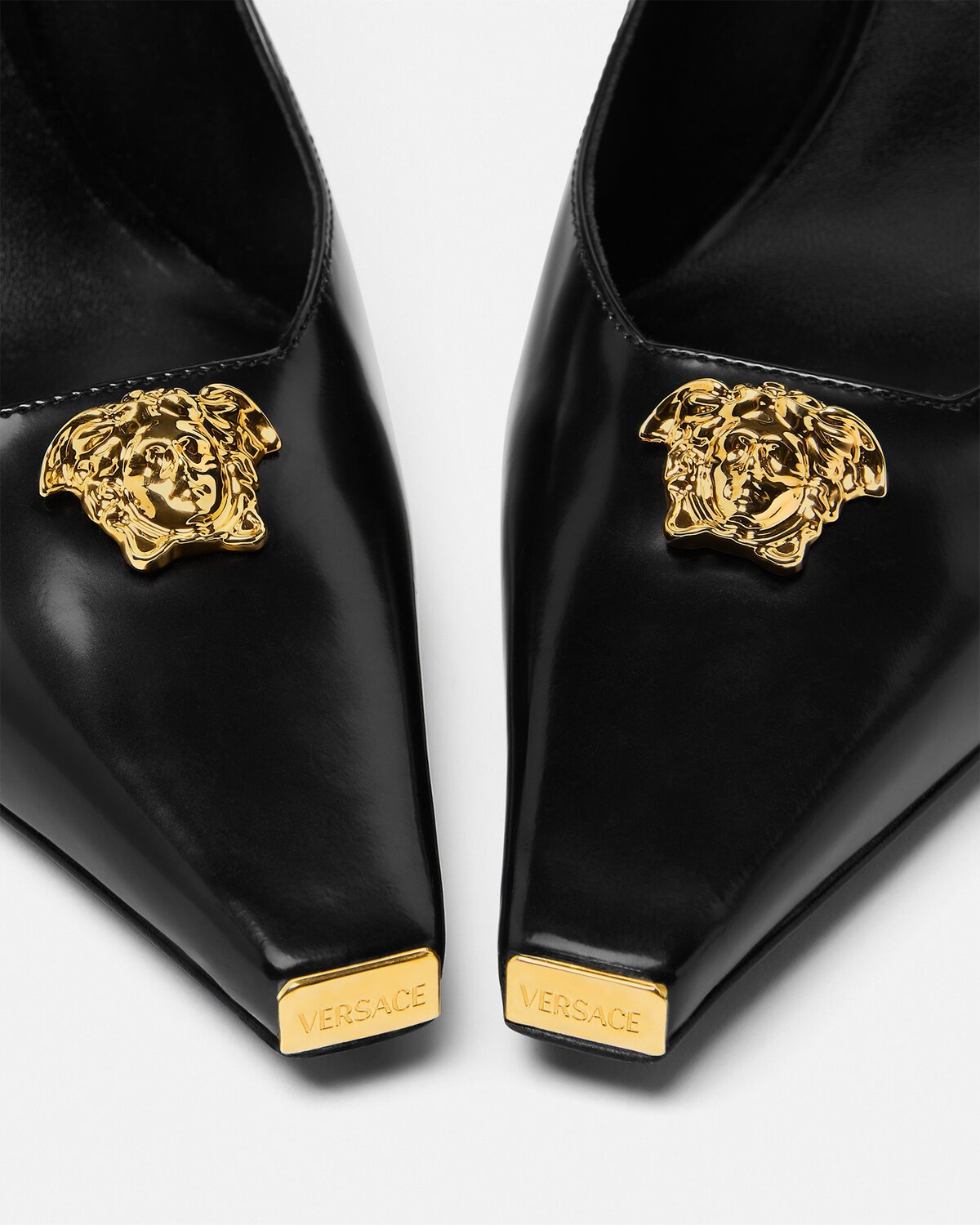 Versace La Medusa High Heels In Black