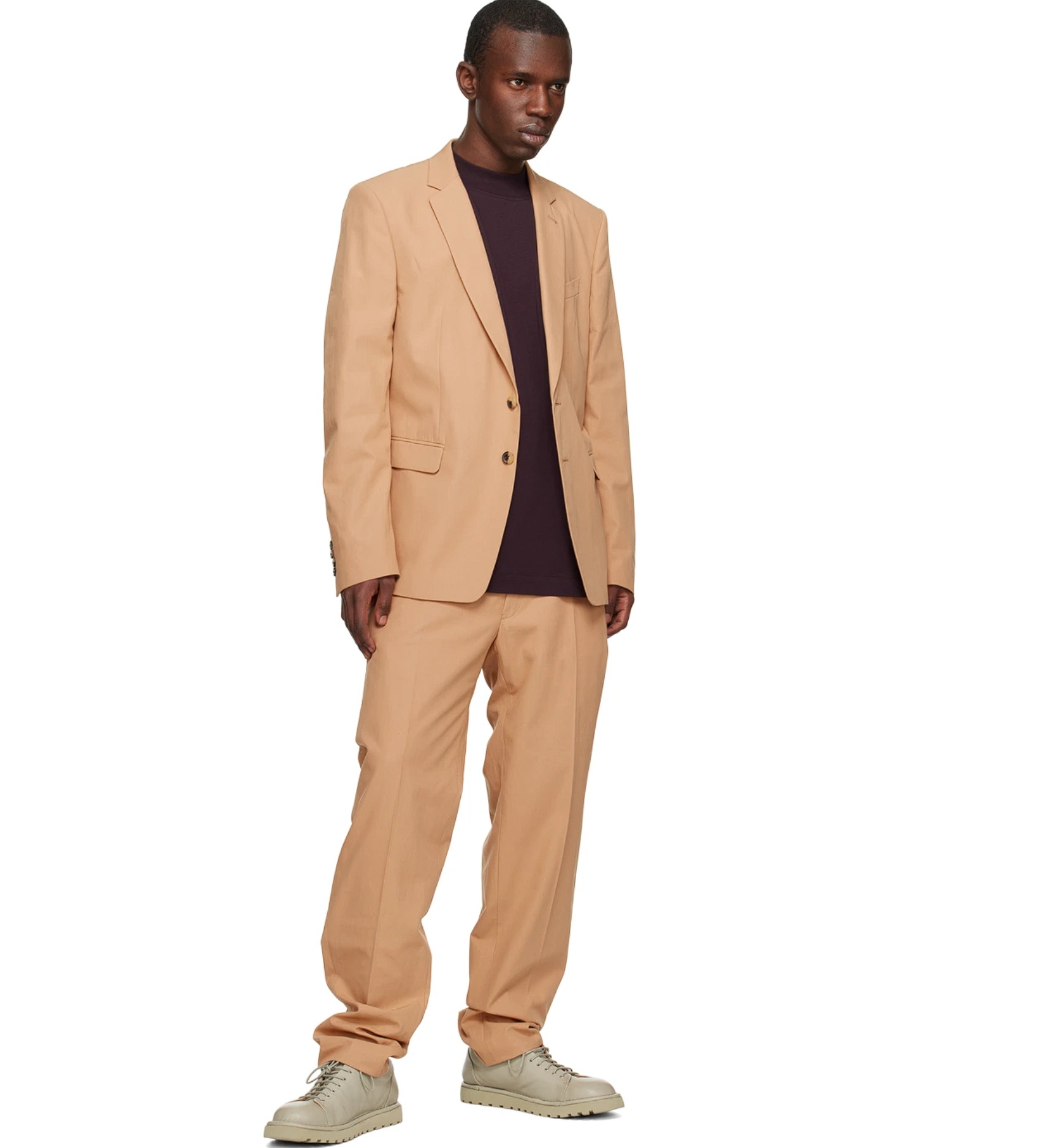 Marsèll Ssense Exclusive Green Gomme Pallottola Pomice Derbys In Nude