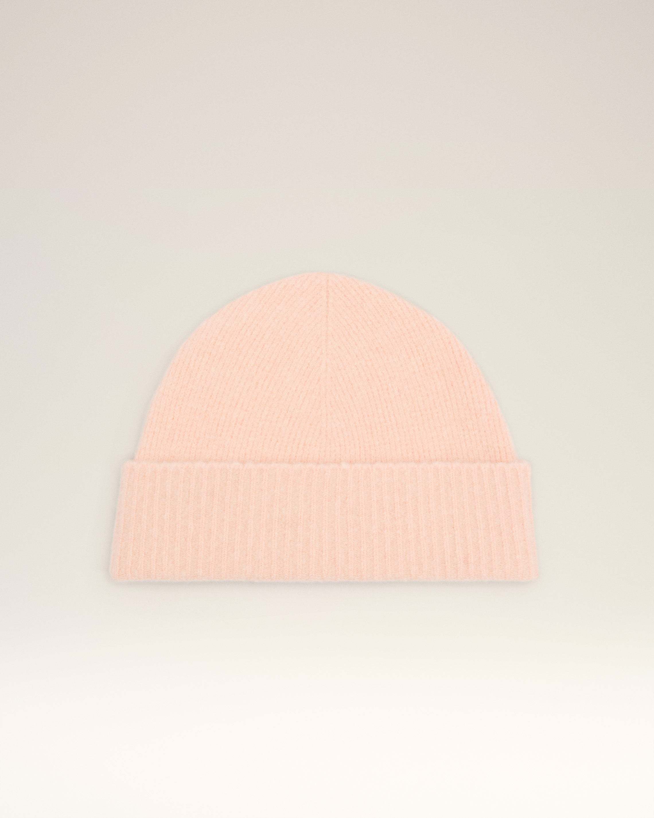 Ami Alexandre Mattiussi Pink Alpaca Striped Ami De Coeur Beanie Pink In Neutral
