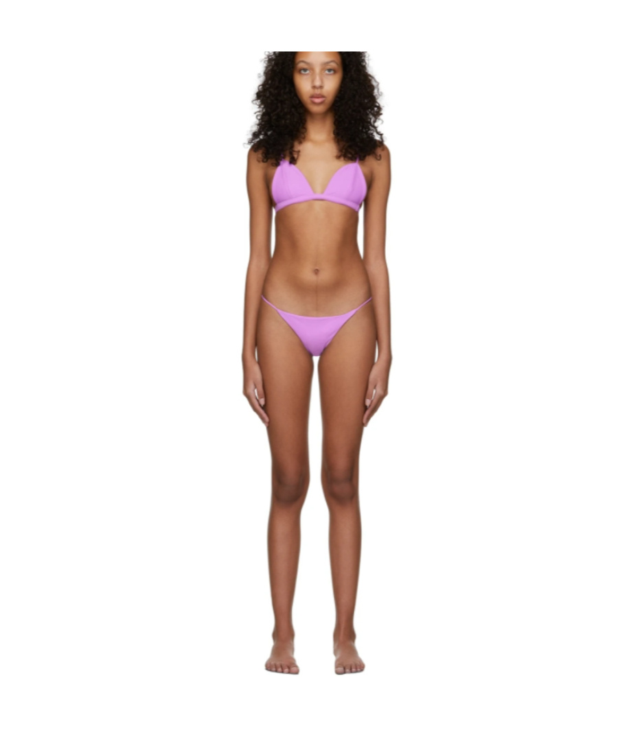 Zanellato Knitted Bikini Suit In Brown