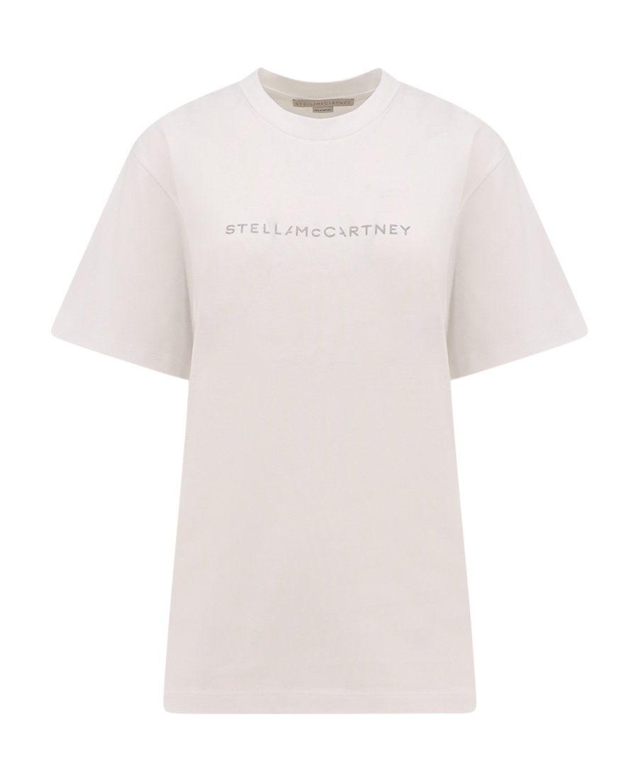 Stella Mccartney Iconic Sustainable Cotton T-shirt In White