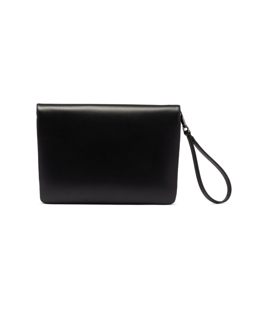 Valentino Spike-stud Embellished Clutch Bag In Black