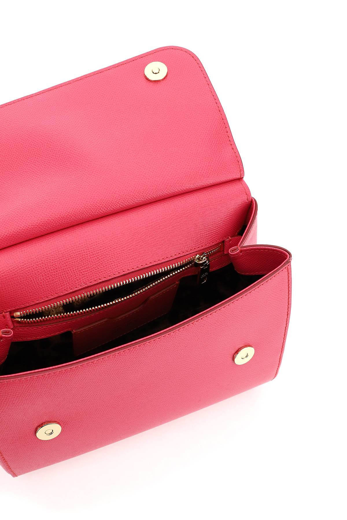 Dolce & Gabbana Flip Shoulder Bag In Red