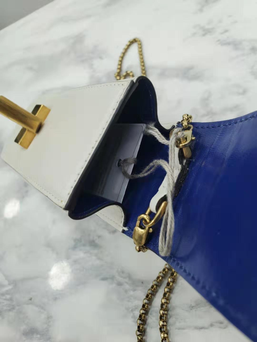 Marni Logo Small Shoulder Bag In Gray