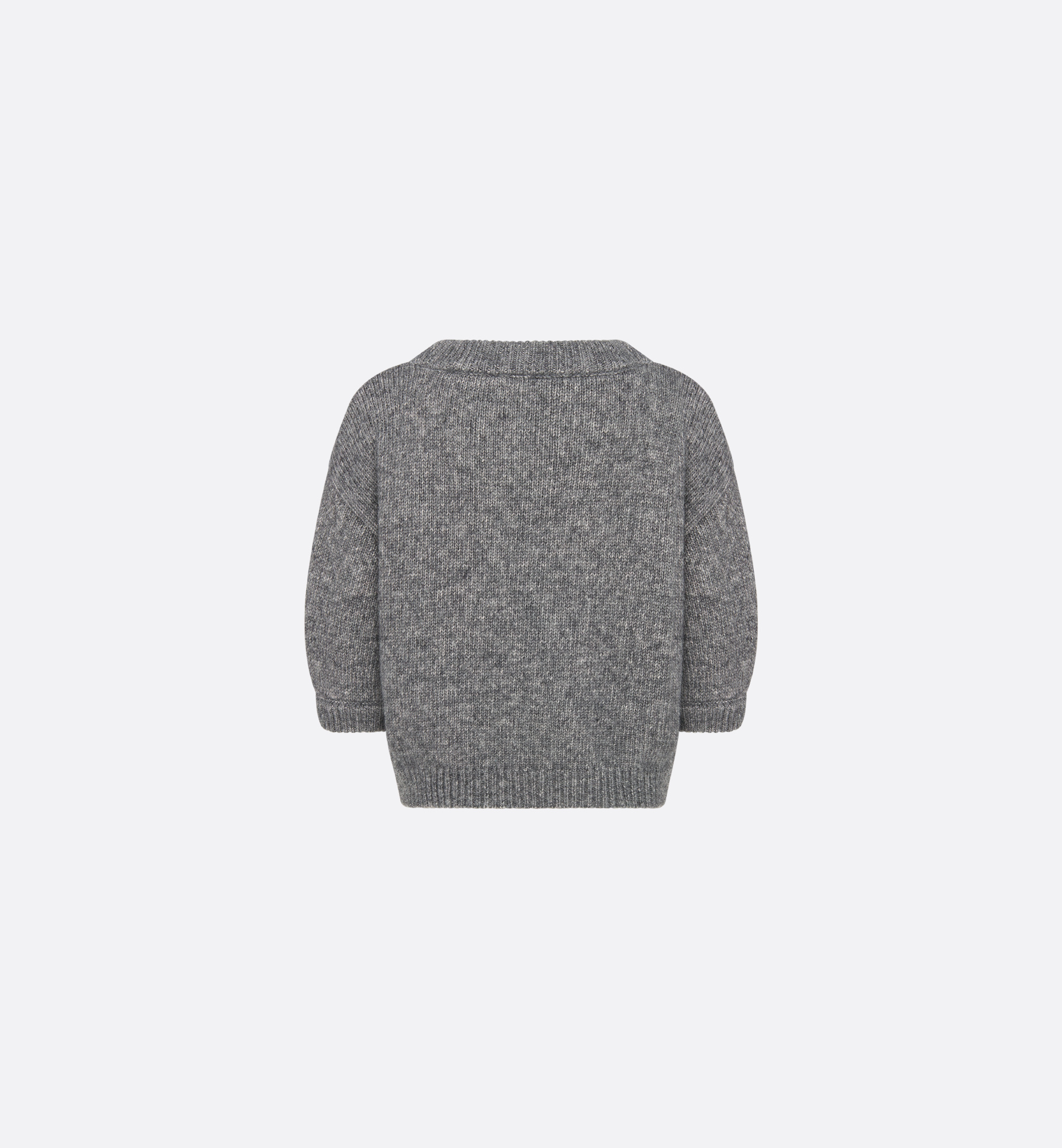 Dior Kids' Short-sleeved Sweater In Gray