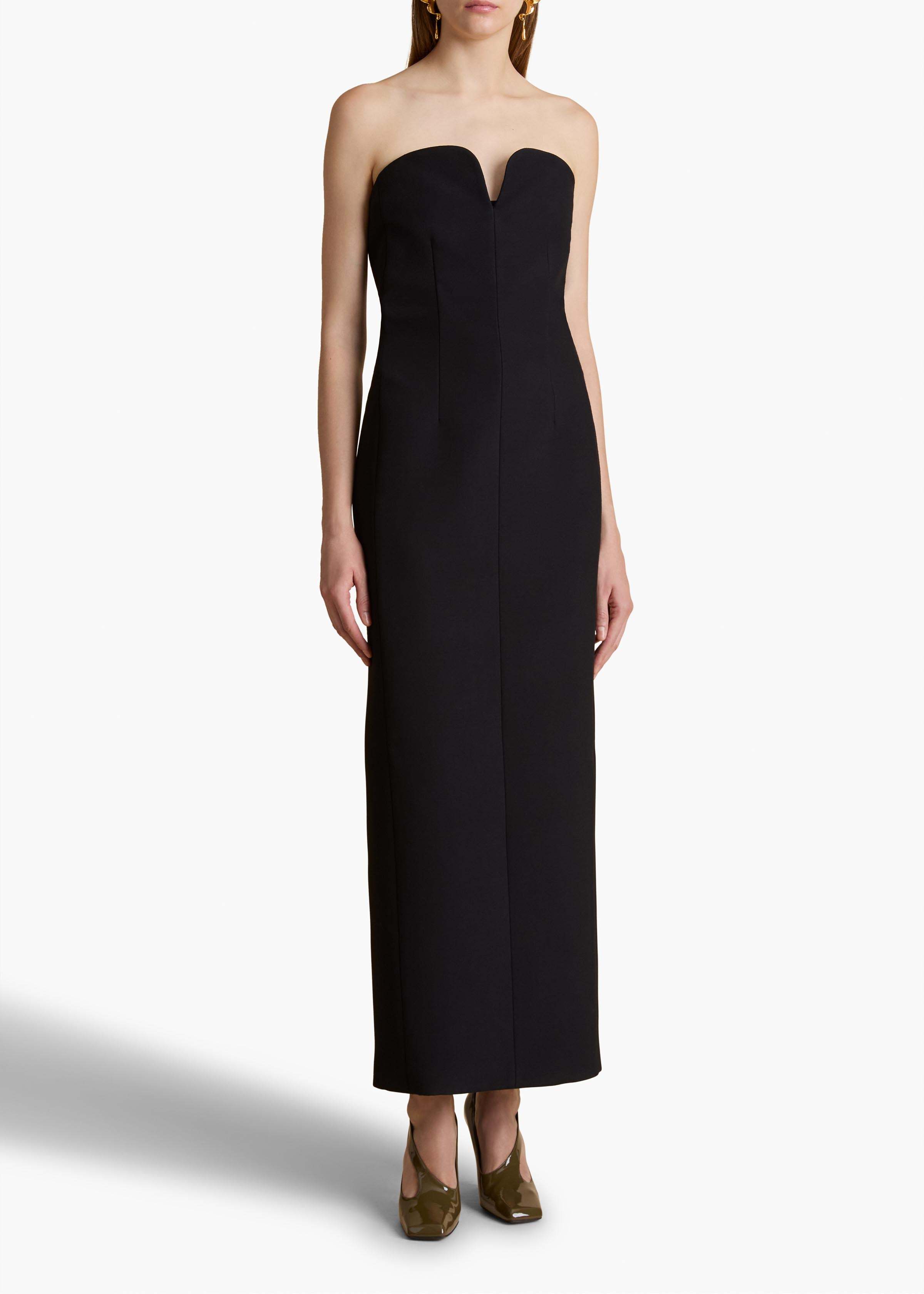 Khaite Yao Dress In Black