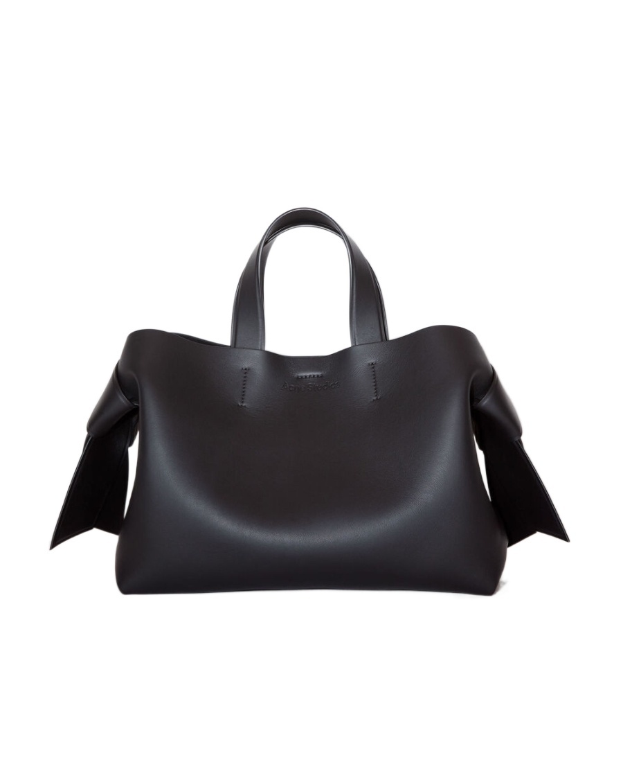 Acne Studios Knotted Shoulder Bag In Black