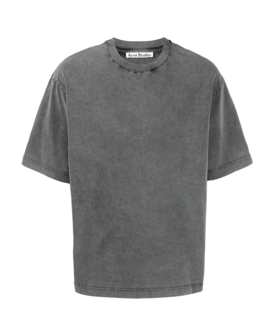 Acne Studios Short-sleeved T-shirt In Gray