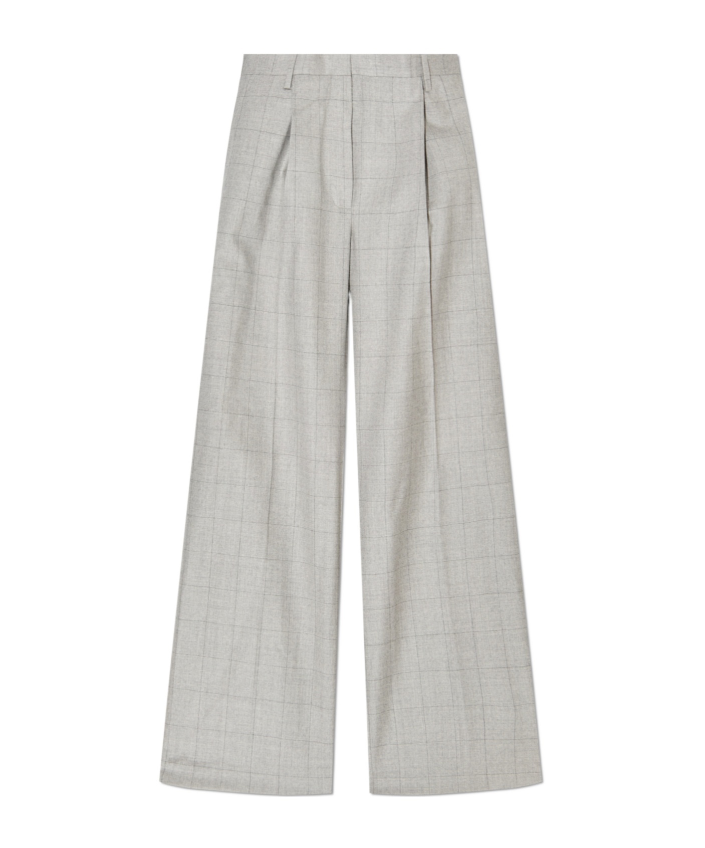 Dries Van Noten Belt-loop Casual Pants In Gray