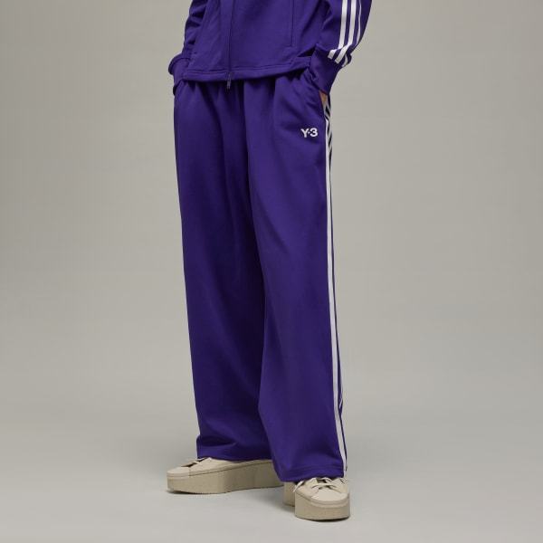 Y-3 3-stripes Track Sweatpants In Blue