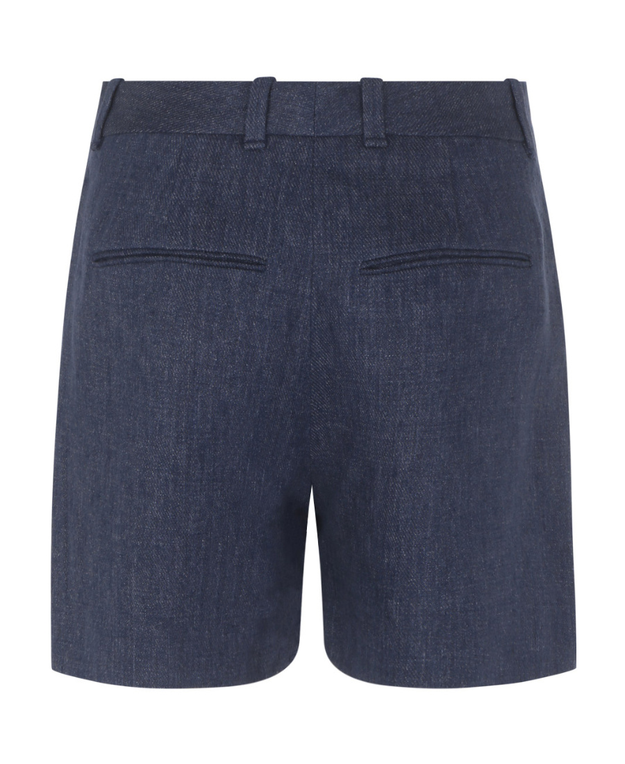 Chloé Linen Shorts In Black