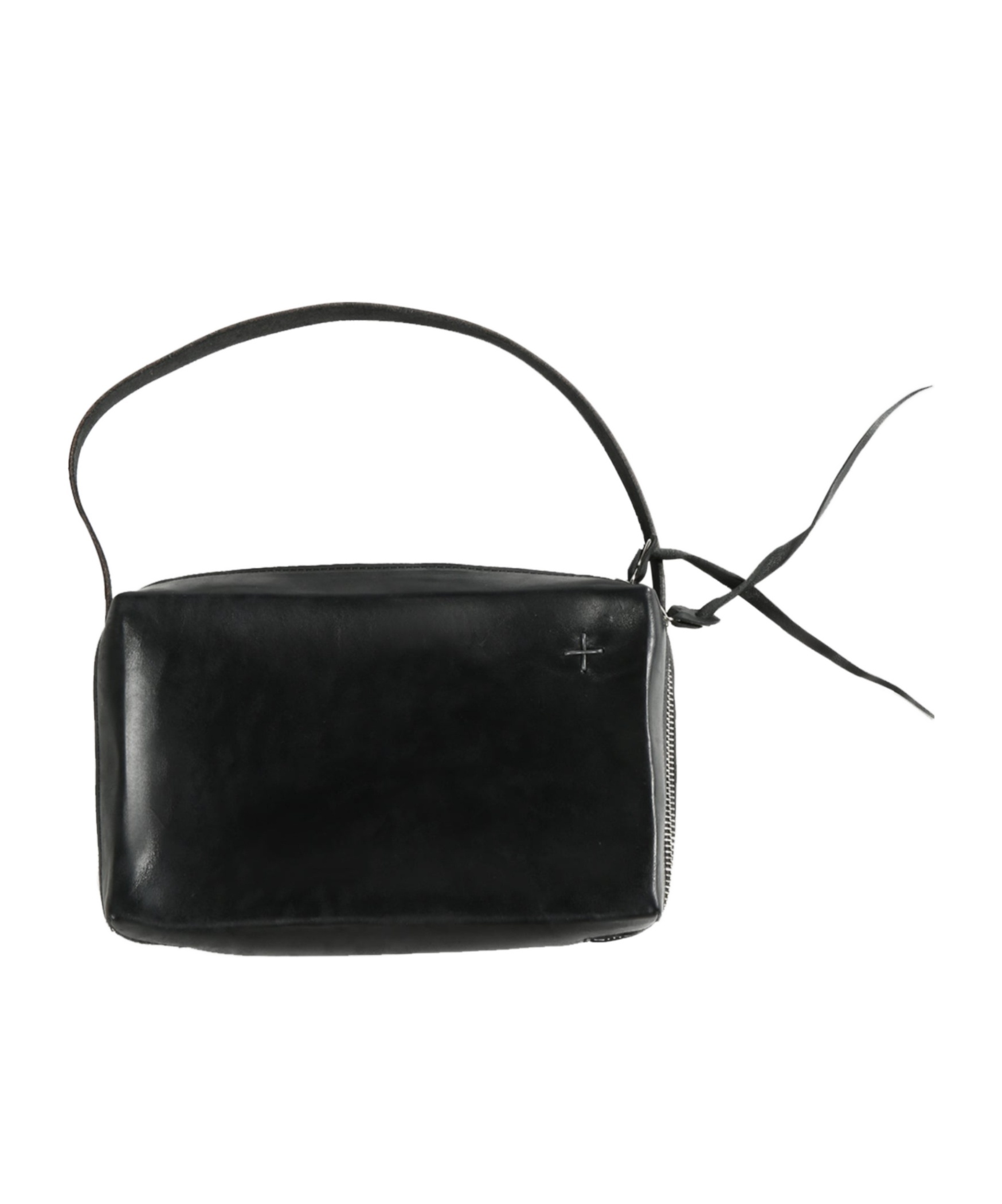 M.a+ Zippered Handbag In Black
