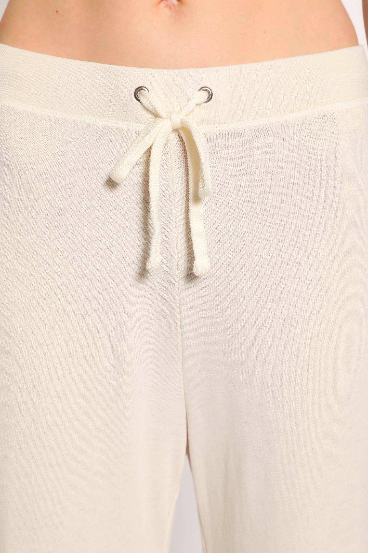 James Perse Wide-leg Sweatpants In White