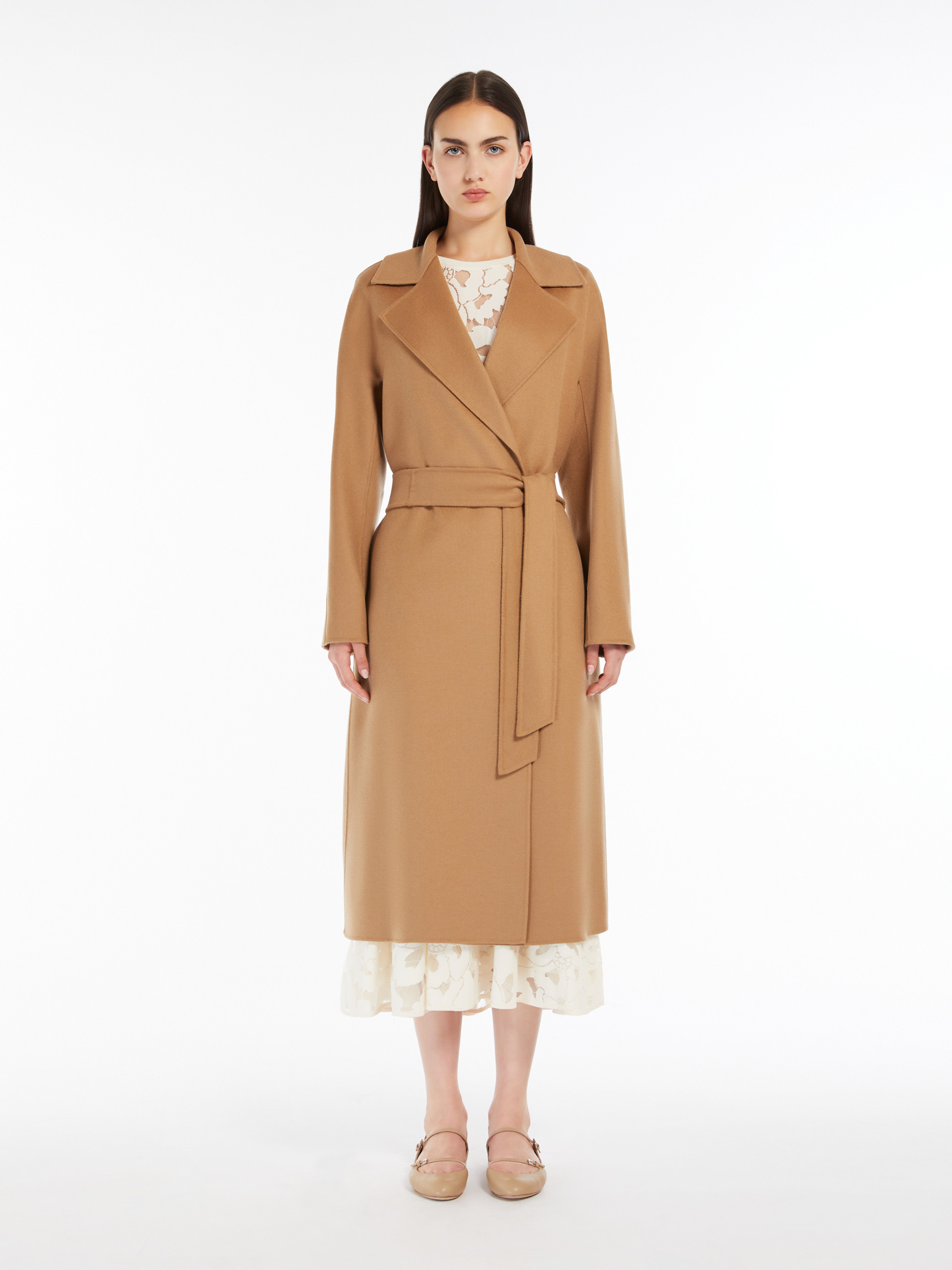 Max Mara Coat In Nude