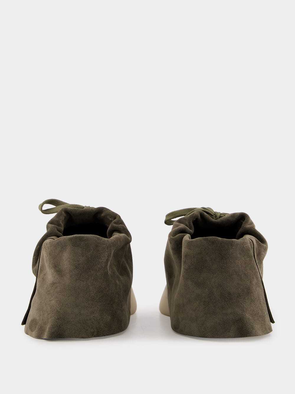 Fear Of God Round Toe Low-top Casual Shoes In Brown