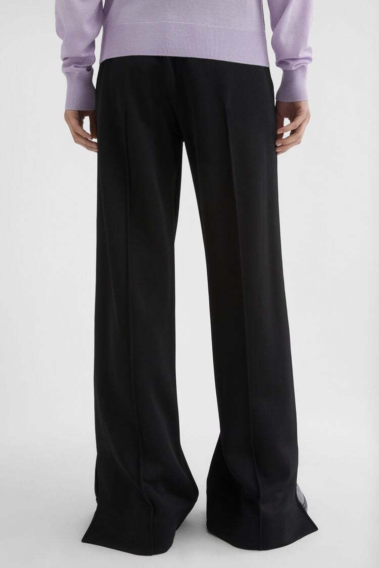 Shop Jil Sander Wide-leg Trousers In Black