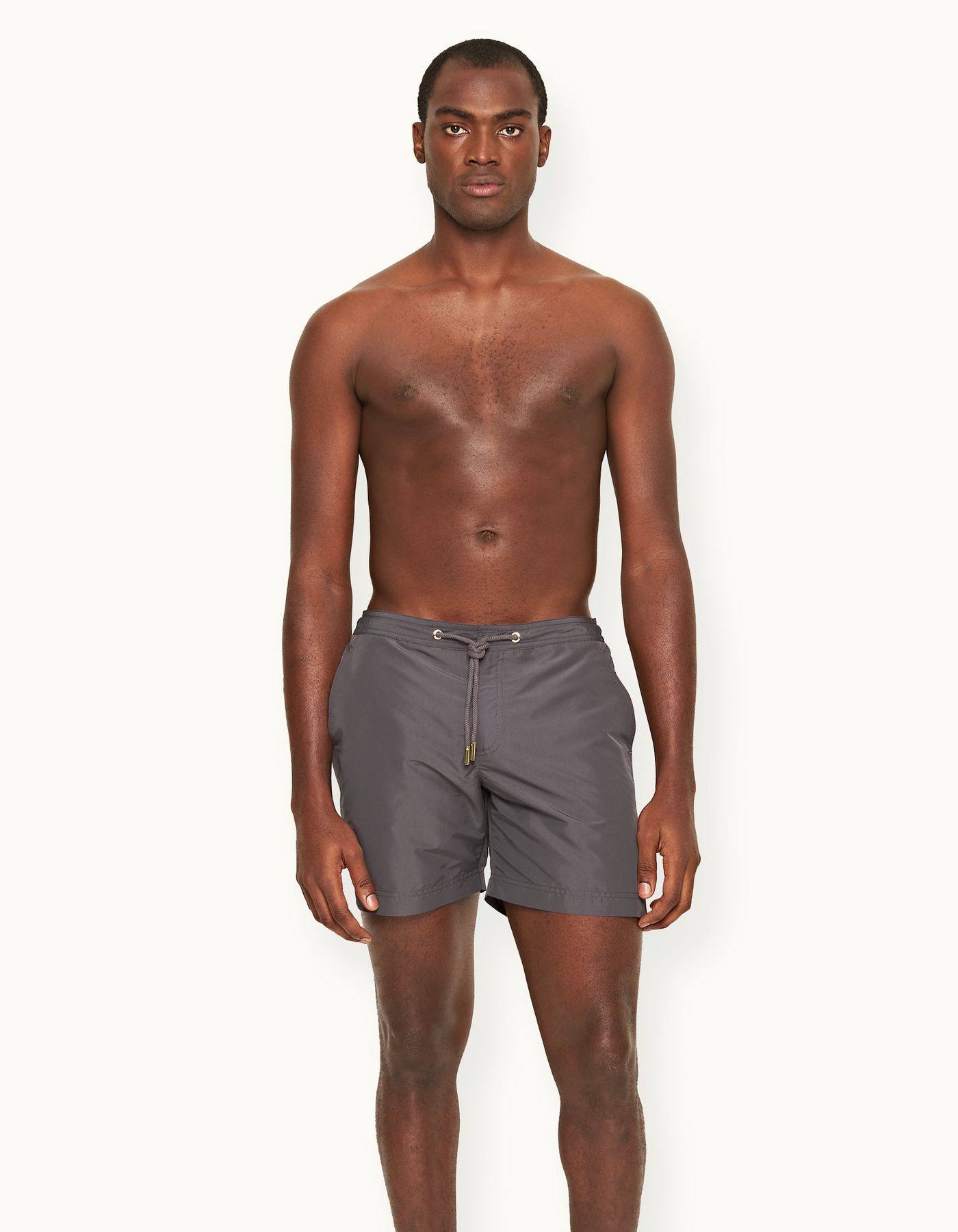 Orlebar Brown Men's Bulldog Drawcord Swim Shorts In Black