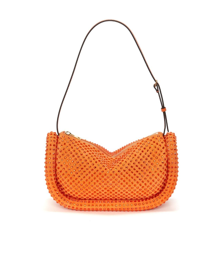 Jw Anderson Bumper-15 Leather Shoulder Bag In Orange