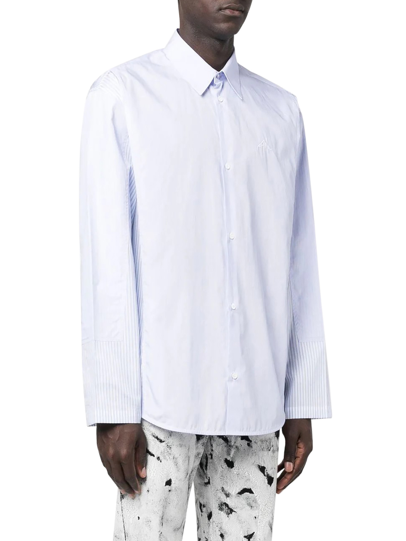 OAMC OAMC LOGO EMBROIDERED BUTTONED SHIRT