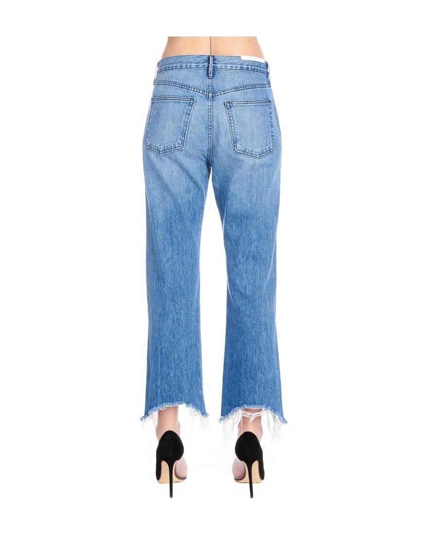 3x1 Austin Cropped Jeans In Blue