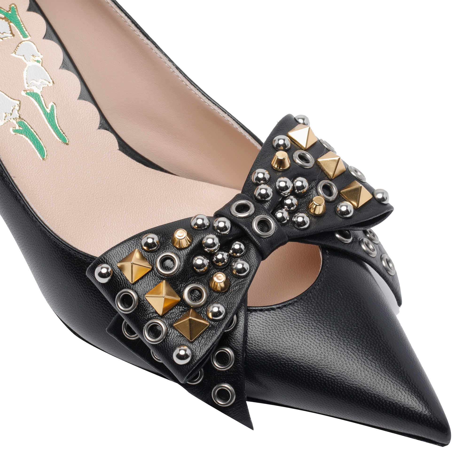 Valentino Pointed High Heels In Black