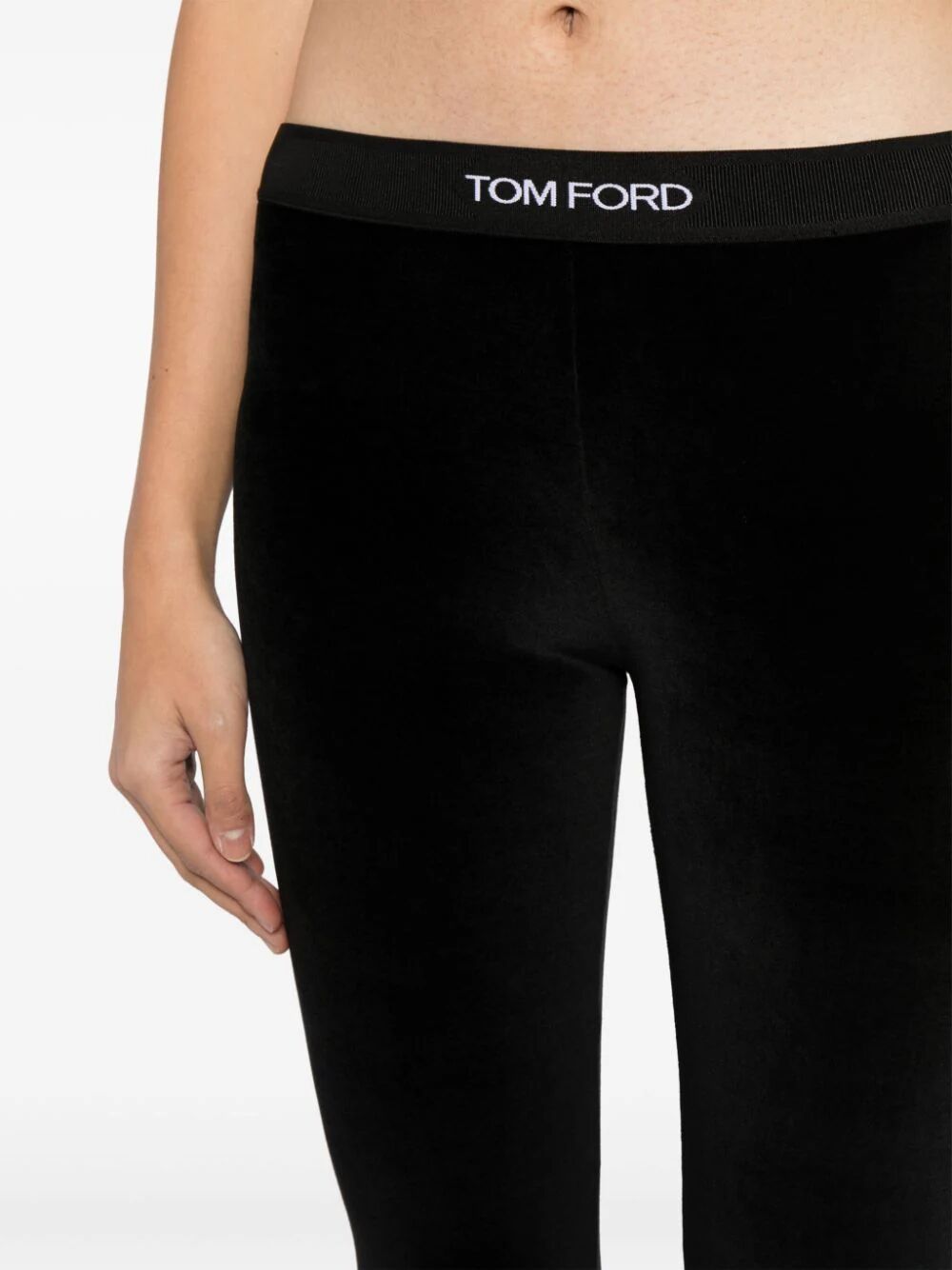 Tom Ford Stretch Lychra Leggings In Black