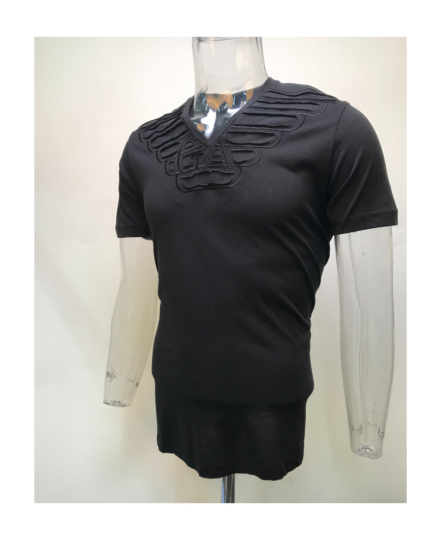 Emporio Armani Logo T-shirt In Black