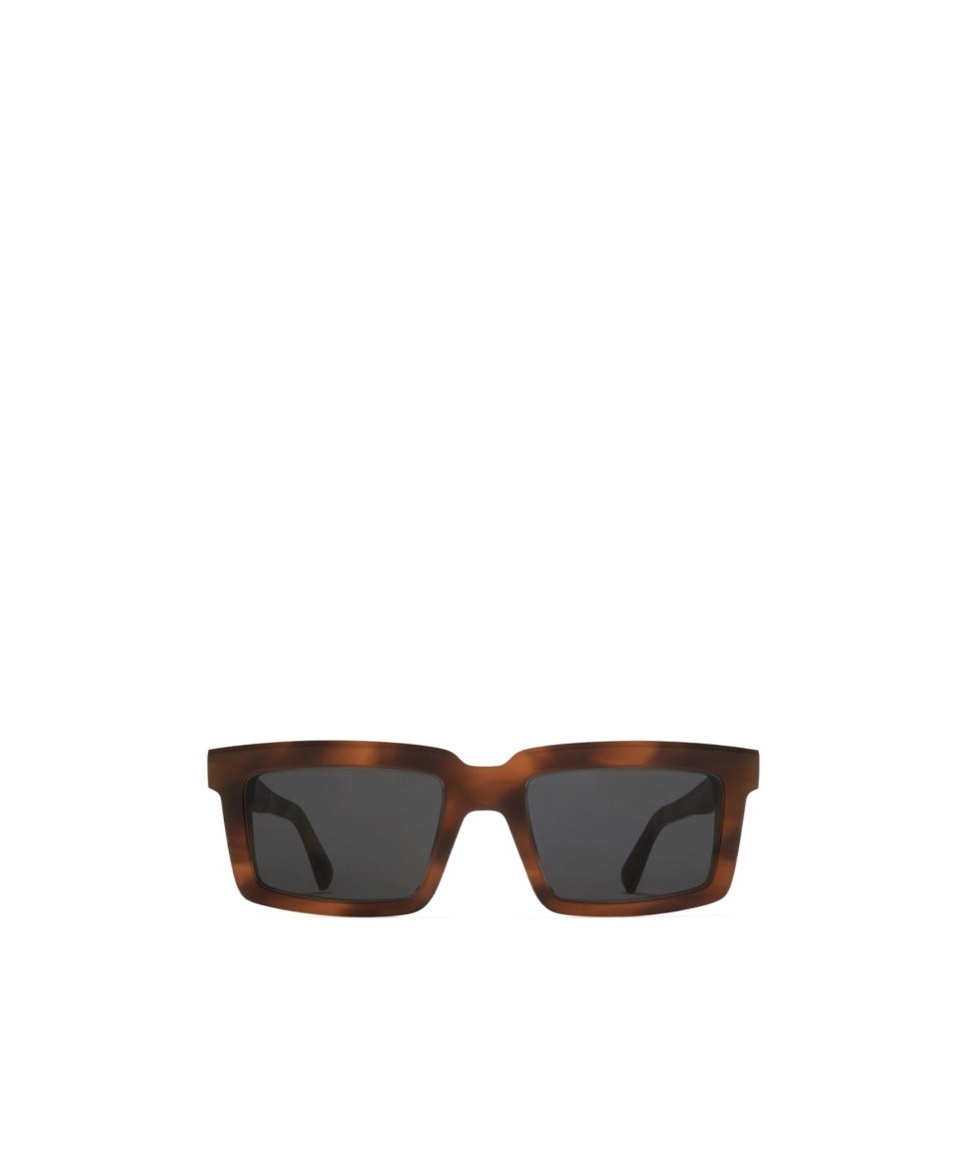 Mykita Dakar Rectangle-frame Sunglasses In Black