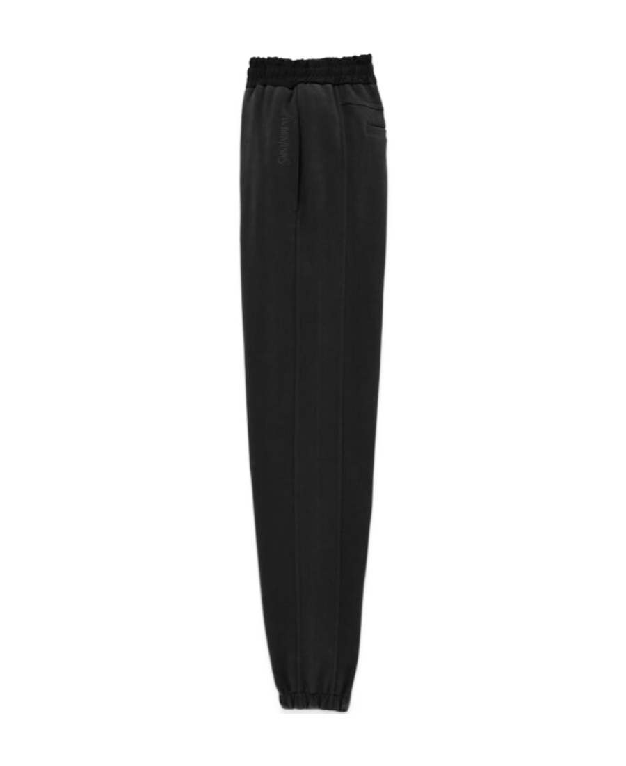 Saint Laurent Ogo Jogging Bottoms In Black