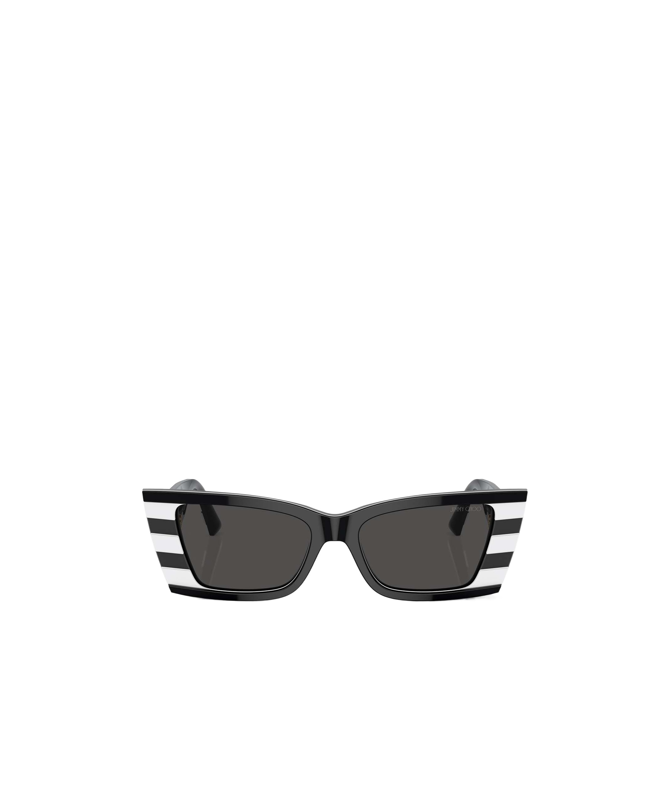 JIMMY CHOO GEOMETRIC FRAME SUNGLASSES