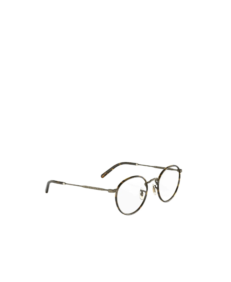 Oliver Peoples Round Frame Plain Mirror In White