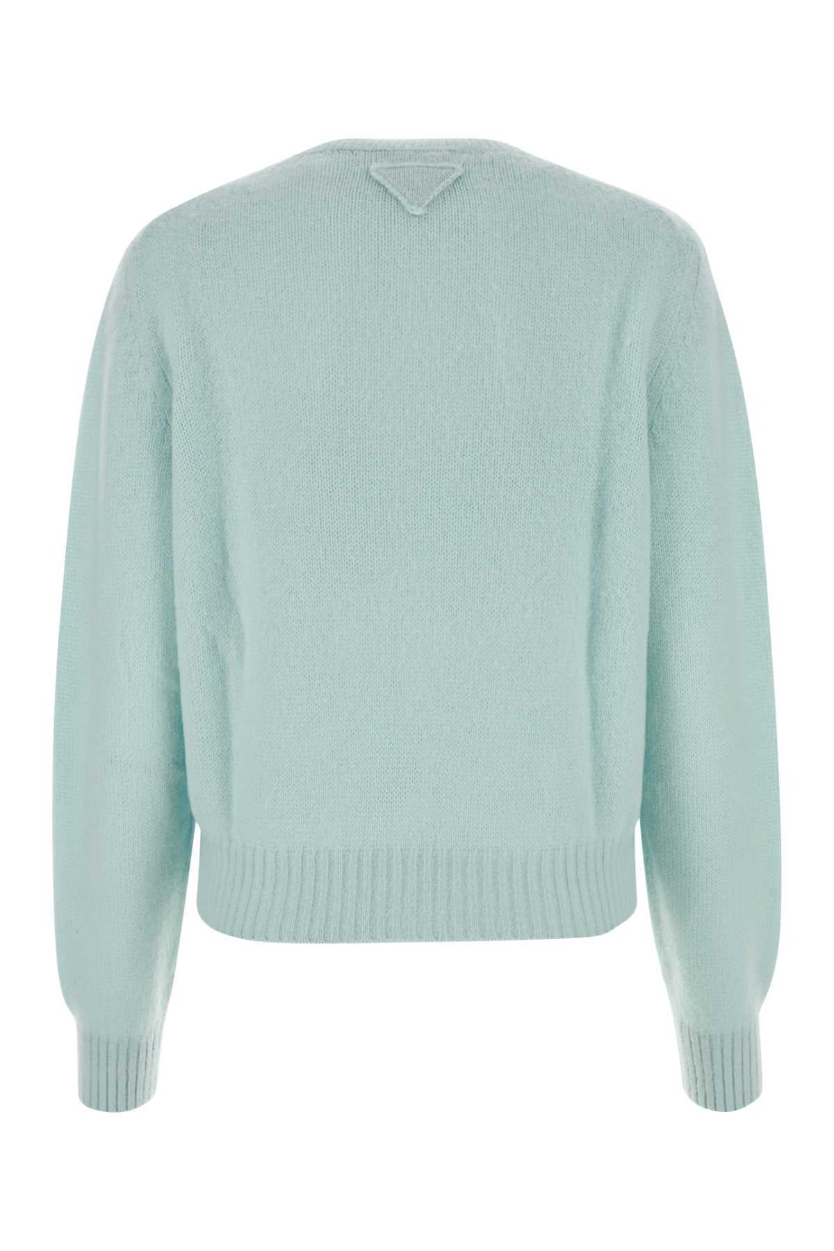 Prada Women Tiffany Cashmere Sweater In Green