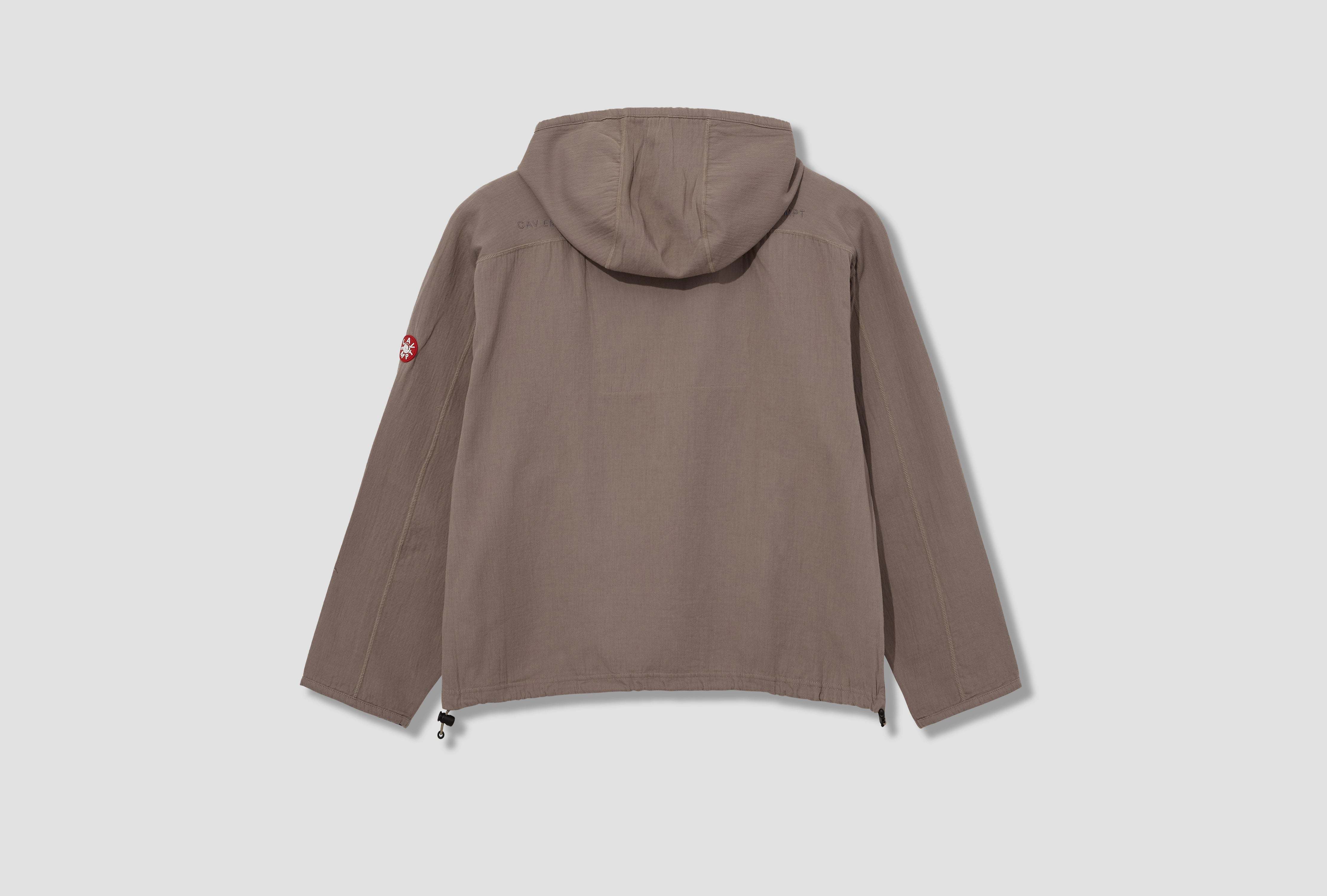 Cav Empt Zip-up Hoodie In Brown