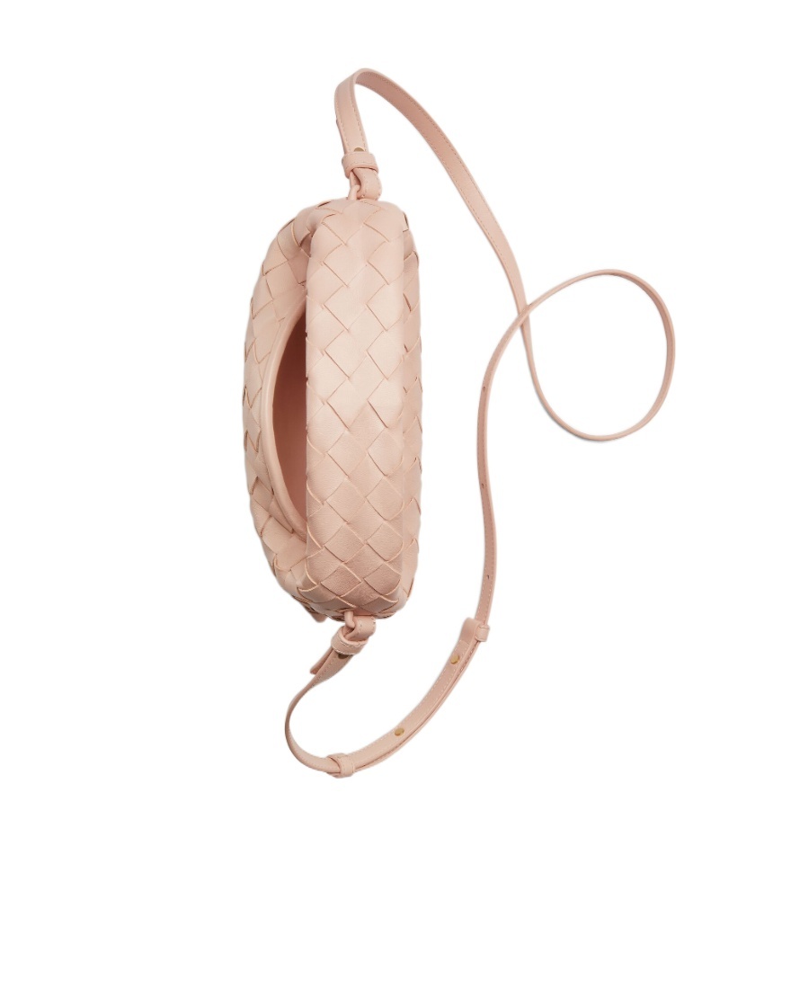 Bottega Veneta Mini Hop Handbag In Nude