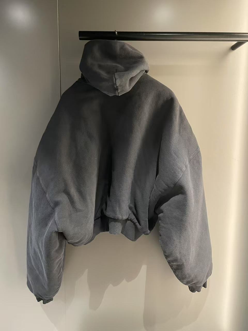 Balenciaga Hooded Casual Jacket In Black