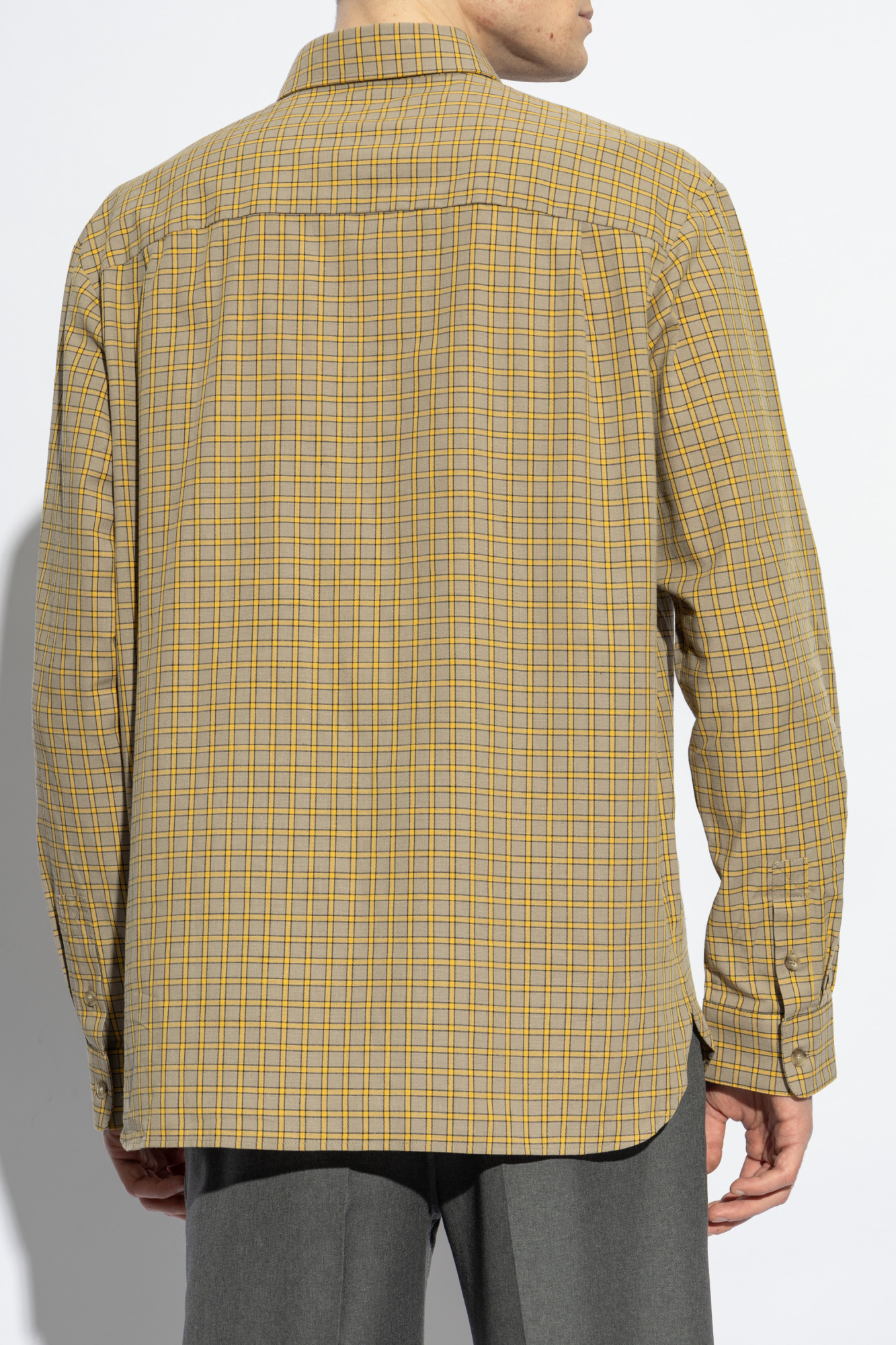 Apc A.p.c. Checked Pattern Long In Nude